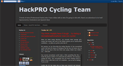 Desktop Screenshot of hackprocyclingteam.blogspot.com