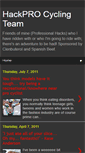 Mobile Screenshot of hackprocyclingteam.blogspot.com