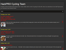 Tablet Screenshot of hackprocyclingteam.blogspot.com