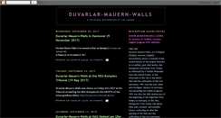 Desktop Screenshot of duvarlarmauernwalls.blogspot.com