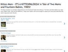 Tablet Screenshot of kittenmom.blogspot.com