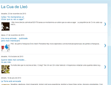 Tablet Screenshot of lacuadelleo.blogspot.com