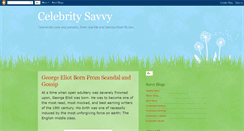 Desktop Screenshot of celebritysavvy.blogspot.com