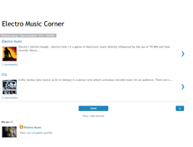 Tablet Screenshot of electromusiccorner.blogspot.com