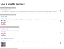 Tablet Screenshot of love2sparkle.blogspot.com