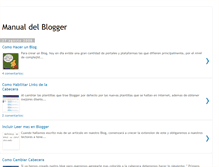 Tablet Screenshot of manualdelblogger.blogspot.com