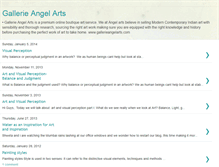 Tablet Screenshot of gallerieangelarts.blogspot.com