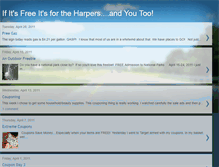 Tablet Screenshot of fortheharpers.blogspot.com