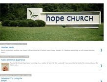 Tablet Screenshot of hopechurchtupelo.blogspot.com