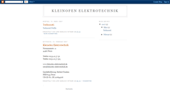 Desktop Screenshot of kleinofenelektrotechnik.blogspot.com