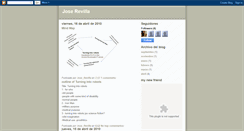 Desktop Screenshot of joserevilla23.blogspot.com