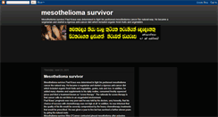 Desktop Screenshot of mesothelioma-survivor-baharan.blogspot.com