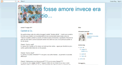 Desktop Screenshot of pensavofosseamore.blogspot.com