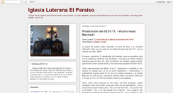 Desktop Screenshot of iglesialuteranaelparaiso.blogspot.com