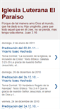 Mobile Screenshot of iglesialuteranaelparaiso.blogspot.com