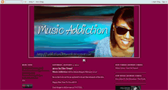 Desktop Screenshot of addictionwithmusic.blogspot.com
