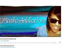 Tablet Screenshot of addictionwithmusic.blogspot.com