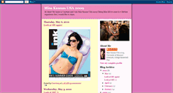 Desktop Screenshot of misskansasusa2009.blogspot.com