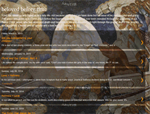 Tablet Screenshot of belovedbeforetime.blogspot.com