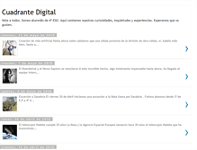 Tablet Screenshot of cuadrantedigital.blogspot.com