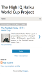 Mobile Screenshot of haikuworldcup.blogspot.com