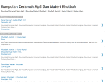 Tablet Screenshot of kumpulanceramahmp3.blogspot.com