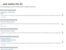 Tablet Screenshot of andjusticeforall-calgary.blogspot.com