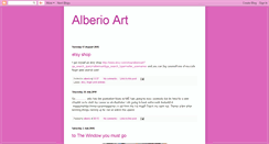 Desktop Screenshot of alberioart.blogspot.com