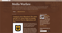 Desktop Screenshot of mediawarfare.blogspot.com