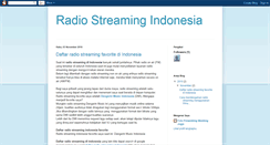 Desktop Screenshot of inforadiostreaming.blogspot.com