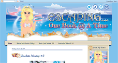 Desktop Screenshot of escapingonebookatatime.blogspot.com