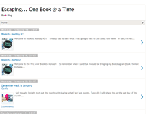 Tablet Screenshot of escapingonebookatatime.blogspot.com