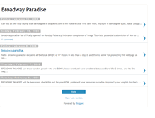 Tablet Screenshot of broadwayparadise.blogspot.com