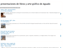Tablet Screenshot of eventoslibrosaguado.blogspot.com