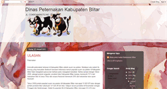 Desktop Screenshot of dinaspeternakankabupatenblitar.blogspot.com