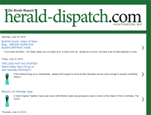 Tablet Screenshot of herald-dispatchblogs04.blogspot.com