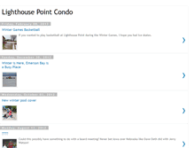 Tablet Screenshot of lighthousepointcondo.blogspot.com