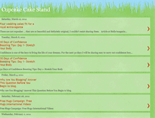 Tablet Screenshot of cupcakecakestand.blogspot.com