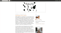 Desktop Screenshot of pontofim.blogspot.com