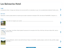 Tablet Screenshot of losbalnearioshotel.blogspot.com