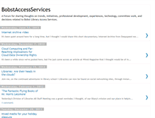 Tablet Screenshot of bobstaccessservices.blogspot.com