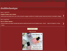 Tablet Screenshot of dzullclassique.blogspot.com