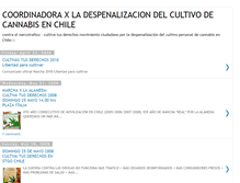 Tablet Screenshot of coordinadoracannabis.blogspot.com