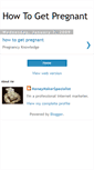 Mobile Screenshot of how-toget-pregnant.blogspot.com