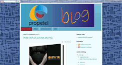 Desktop Screenshot of blogpropetel.blogspot.com