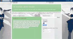 Desktop Screenshot of elmondodellamoda.blogspot.com
