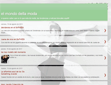Tablet Screenshot of elmondodellamoda.blogspot.com