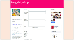 Desktop Screenshot of bungablogshop.blogspot.com