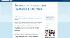 Desktop Screenshot of gestoresculturalesencolombia.blogspot.com