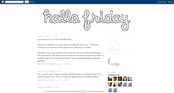 Desktop Screenshot of hallofriday.blogspot.com